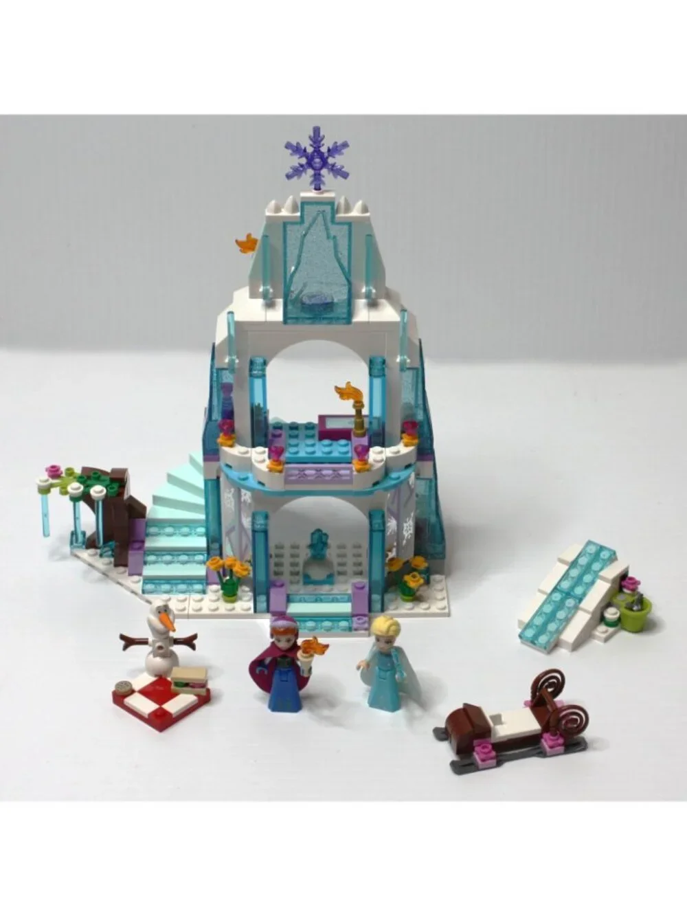 Lego Disney Princess Elsa's Sparkling Ice Castle 41062 Complete + Instructions